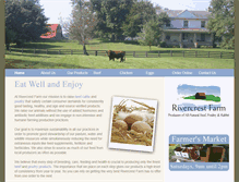 Tablet Screenshot of kentuckyrivercrestfarm.com